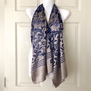 Raffaella Curiel Silk Scarf 13” x 55”